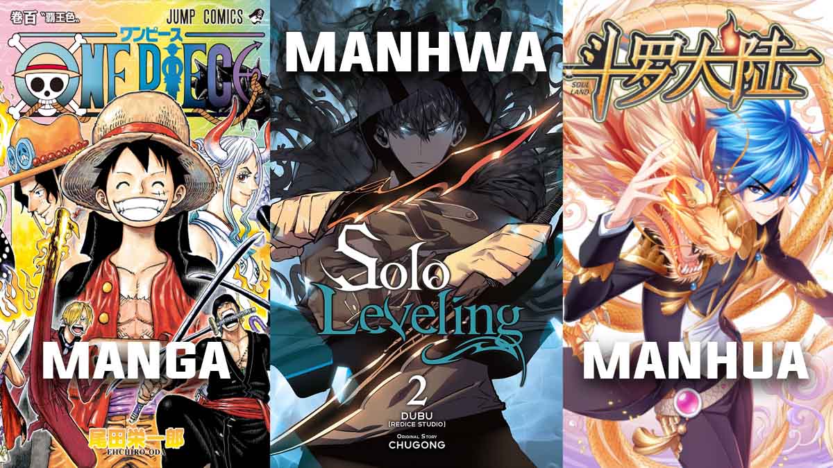 manga, manhua ve manhwa nedir?