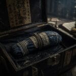 Gpt image 2 A mysterious ancient relic wrapped tightly in faded midnight blue cloth complete 0.jpg